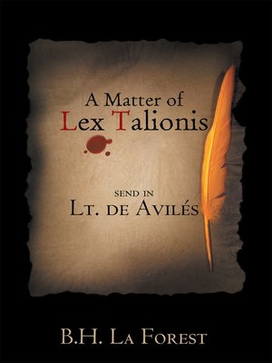 cover image of A Matter of Lex Talionis